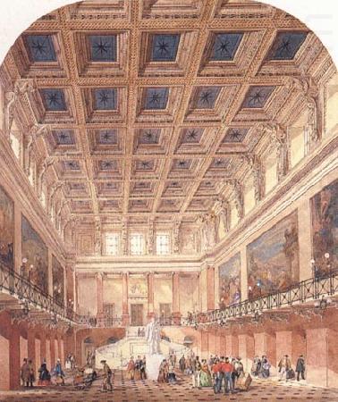 Philip Charles Hardwick The Booking Hall Euston Station china oil painting image